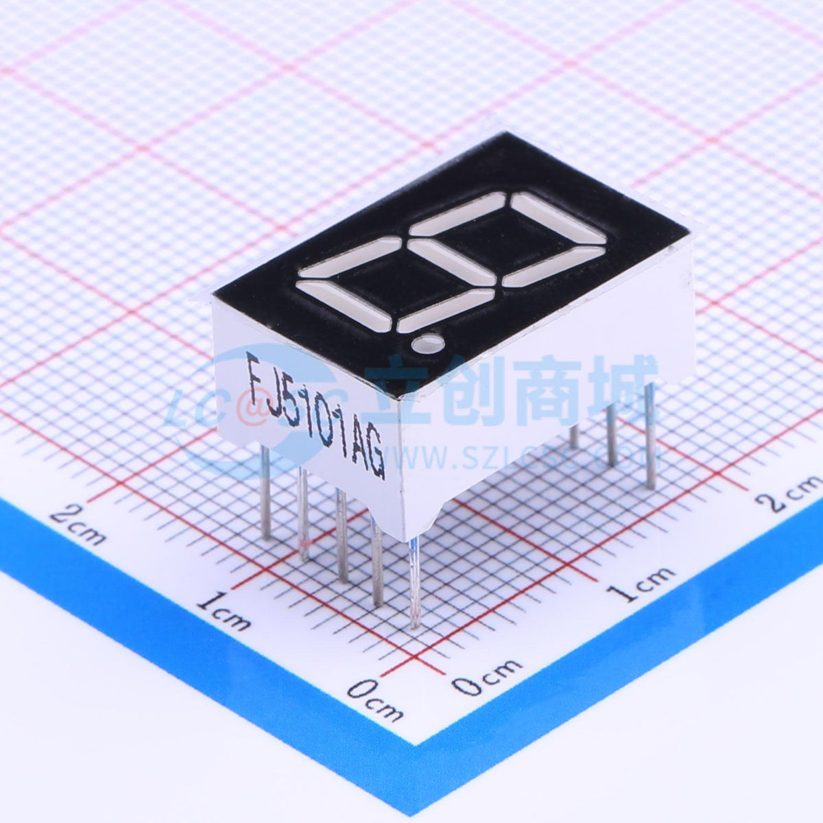 LED 7 đoạn FJ5101AG Cathode chung - Techcore Việt Nam