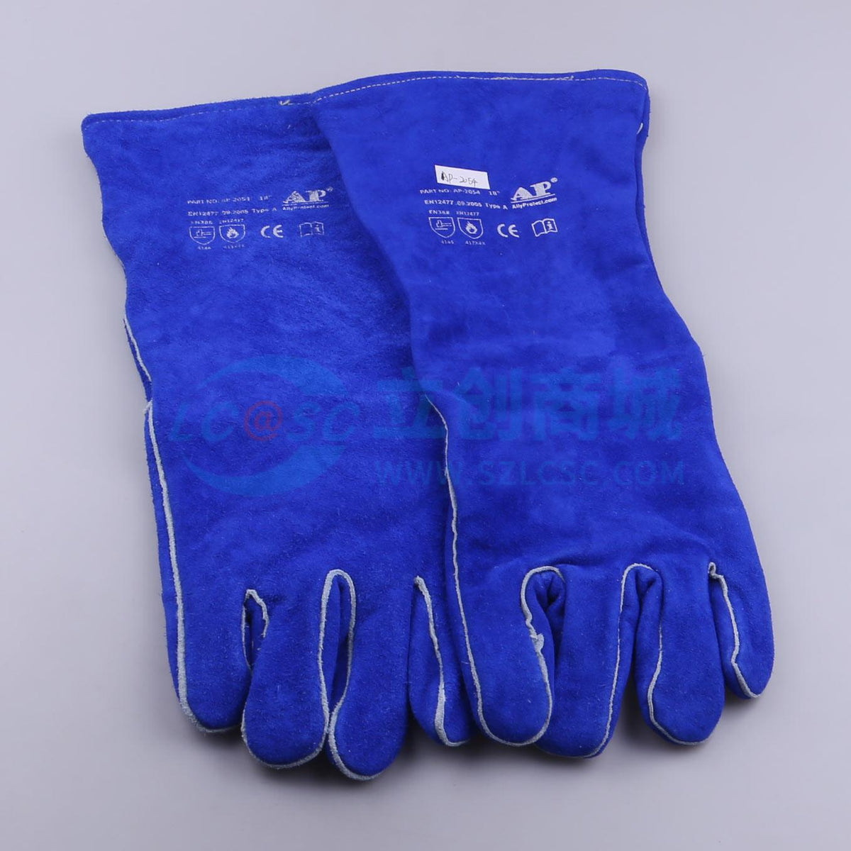 Găng tay hàn AP Youmeng màu xanh, chống cắt và cách nhiệt, size XL - Techcore Việt Nam