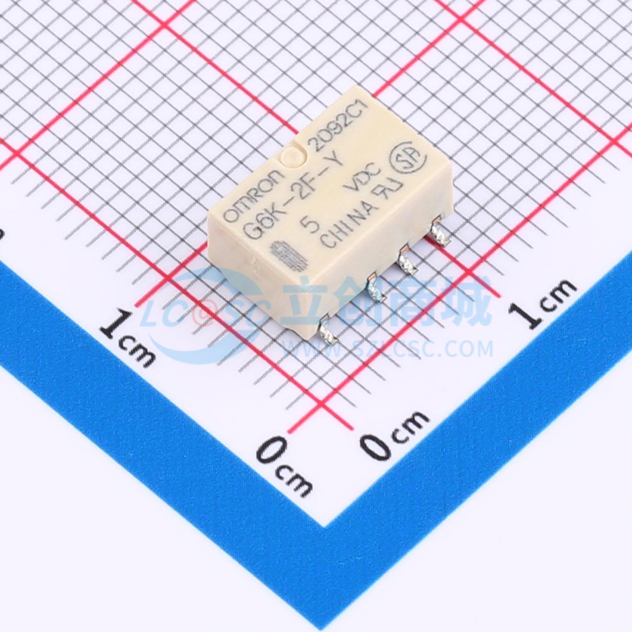 Rơ-le tín hiệu G6K-2F-Y-DC5 OMRON 5V SMD - Techcore Việt Nam
