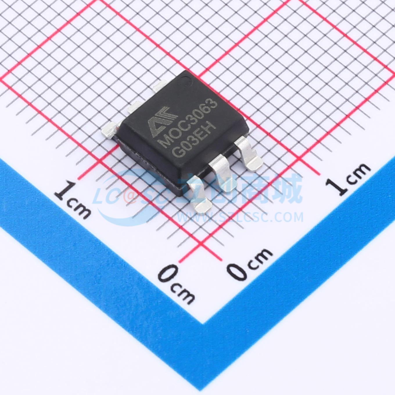 Optocoupler TRIAC MOC3063SM AOTE SOP-6-2.54mm - Techcore Việt Nam