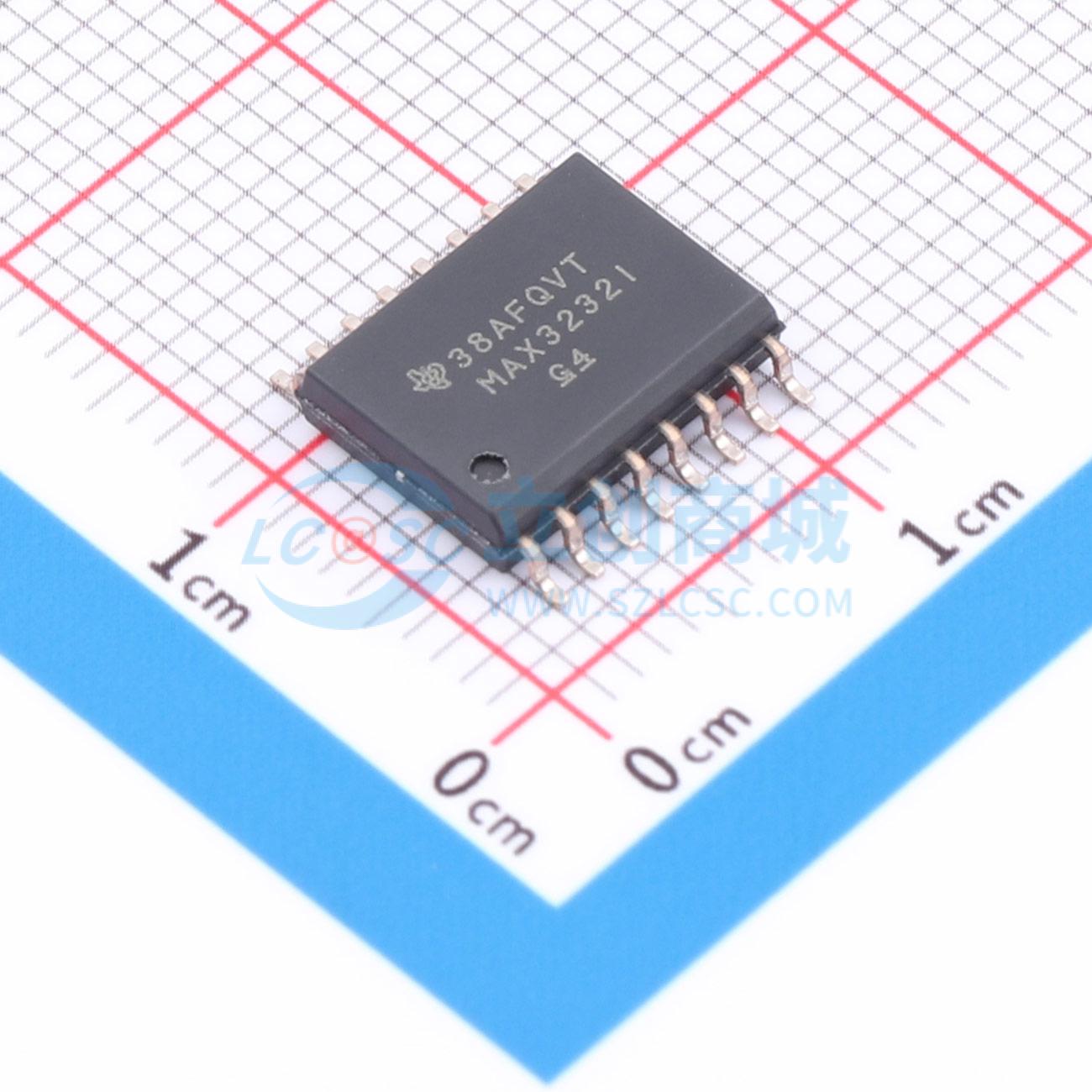 IC giao tiếp RS-232 MAX3232IDWR Texas Instruments SOIC-16-300mil - Techcore Việt Nam