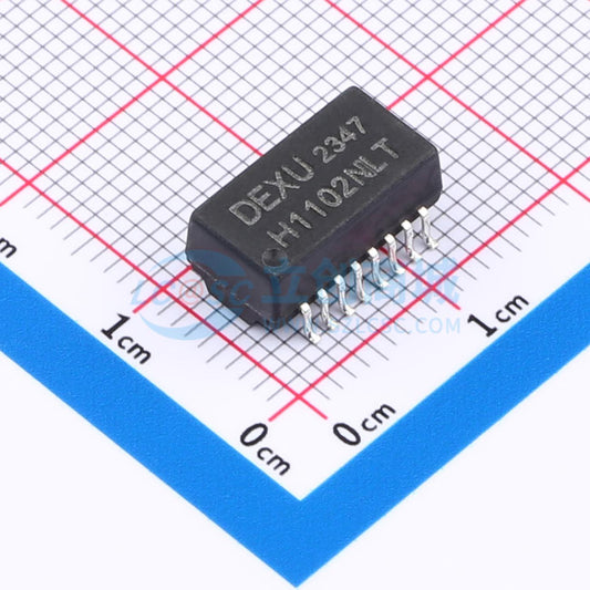 Biến Áp Mạng Ethernet H1102NLT DEXU SMD-16P,12.7x9.5mm 1:1 10/100M - Techcore Việt Nam