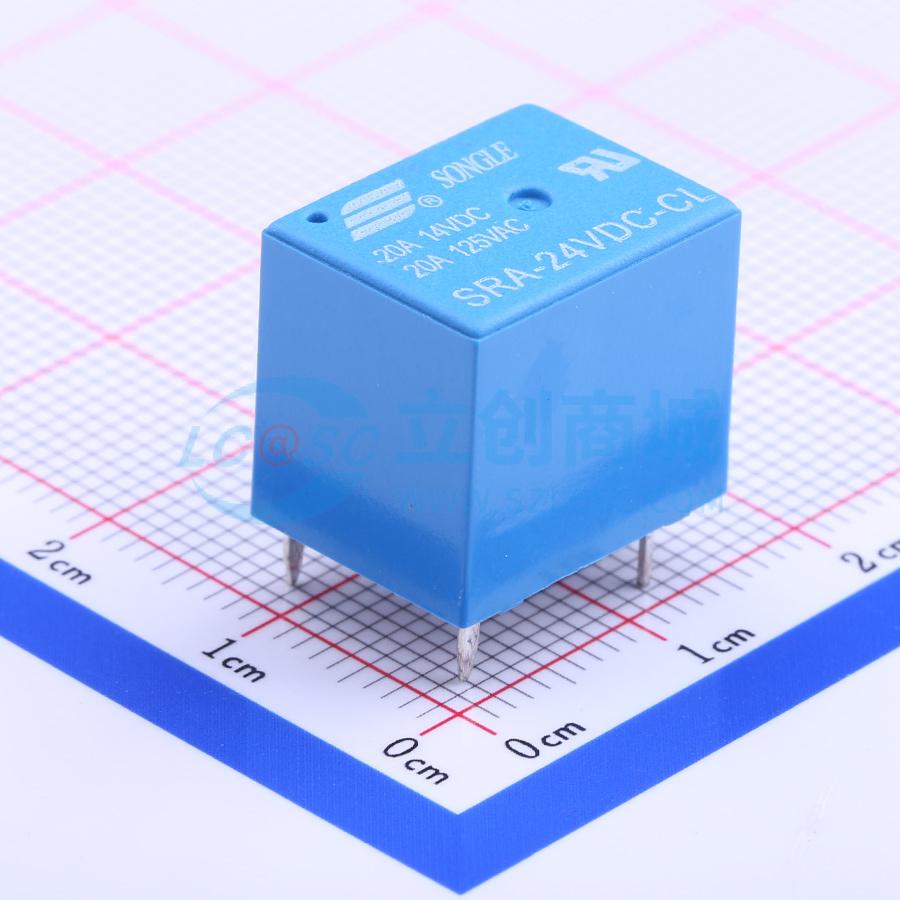 Rơ-le điện tử SRA-24VDC-CL SONGLE 24V THT,16x12.4mm - Techcore Việt Nam