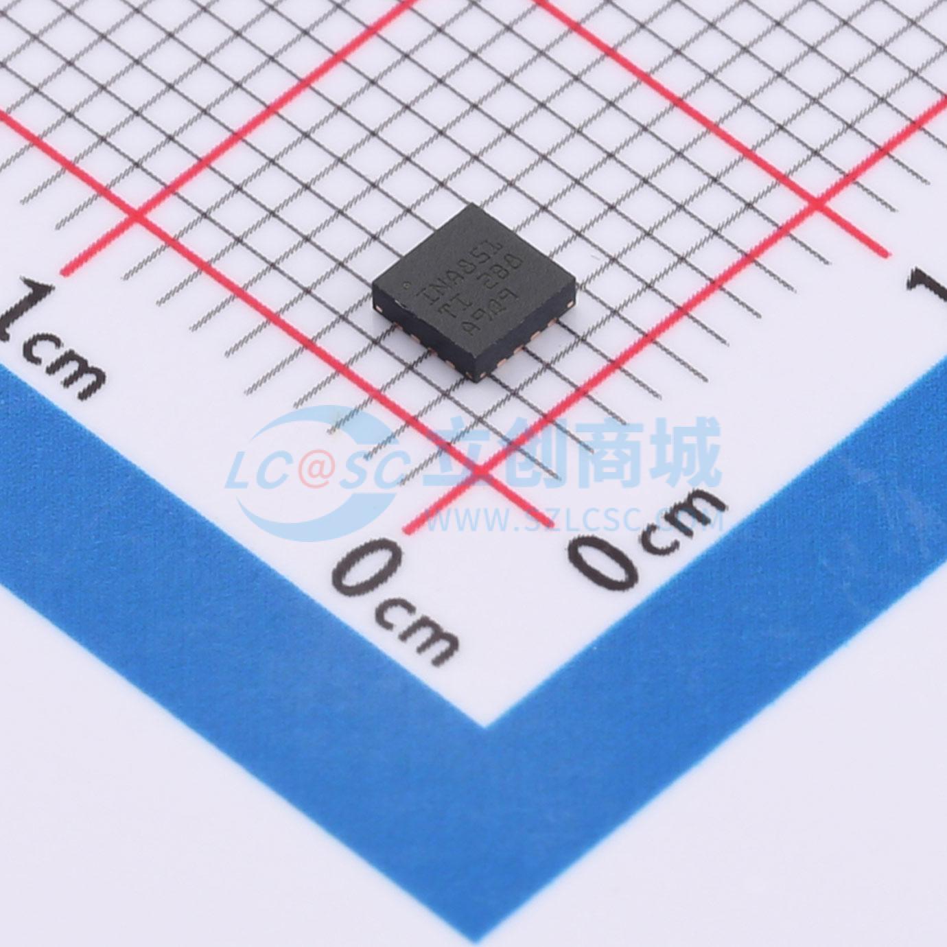 IC Khuếch Đại Đo Lường INA851RGTR Texas Instruments VQFN-16 1 kênh ±40 V 22 MHz - Techcore Việt Nam