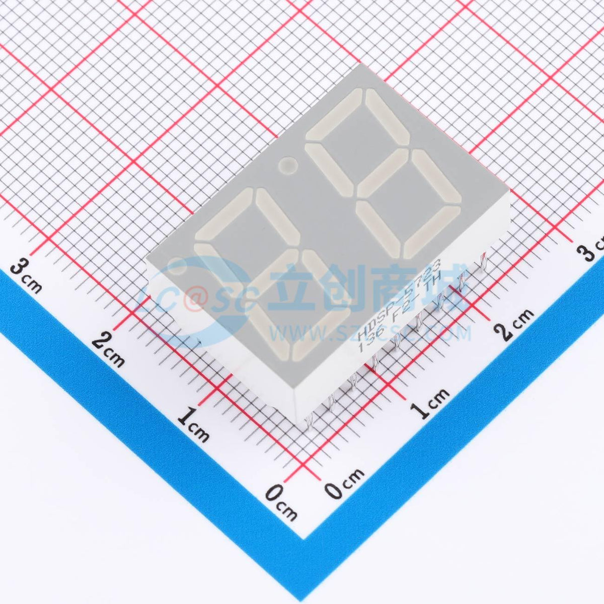 LED 7 đoạn HDSP-5723 Broadcom DIP-18 Cathode chung - Techcore Việt Nam