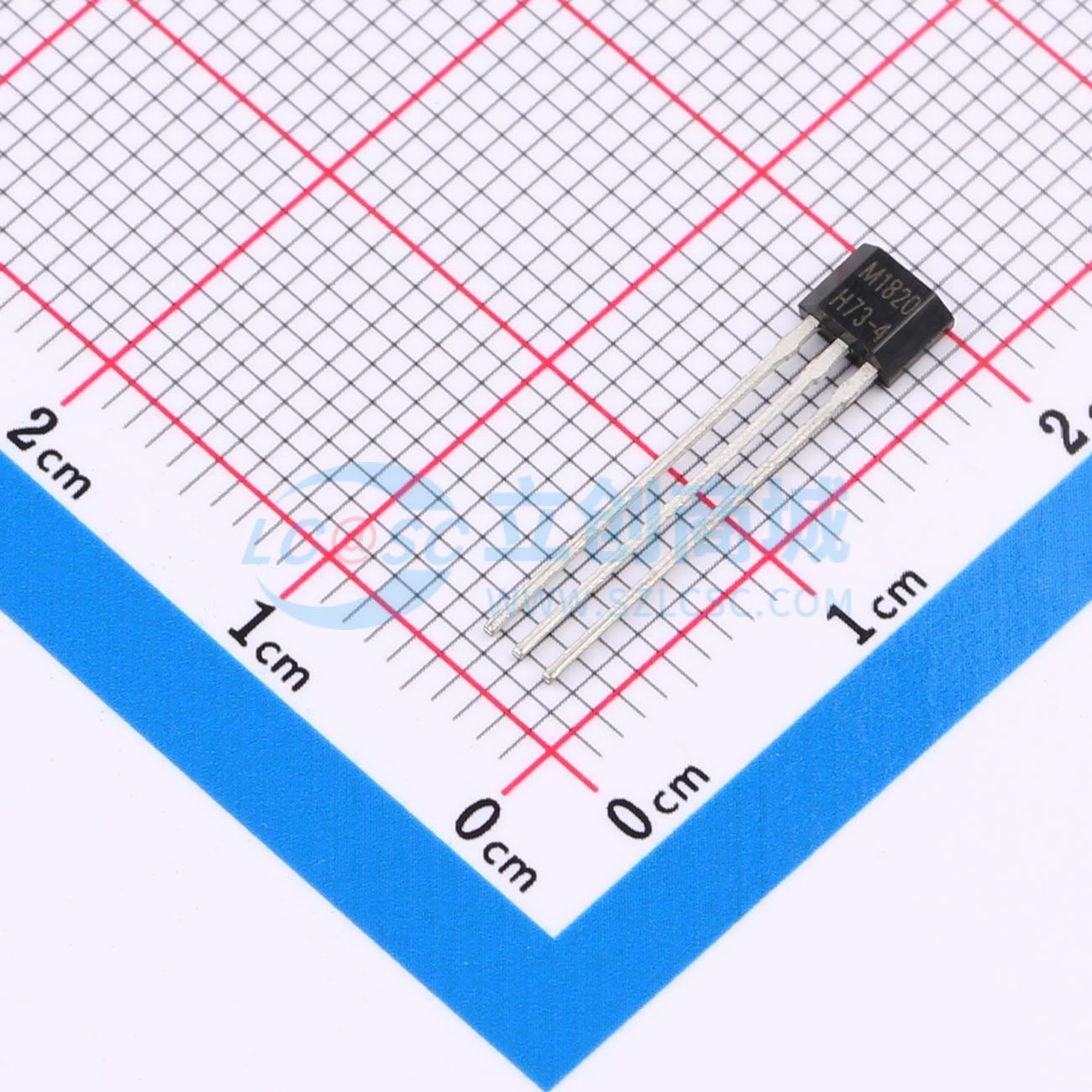 Cảm biến nhiệt độ M1820Z Mysentech TO-92S -70°C~+150°C 1.8V~5.5V - Techcore Việt Nam
