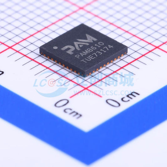IC Khuếch Đại Công Suất Âm Thanh PAM8610TR Diodes Incorporated WQFN-40-EP(6X6) 2 kênh 7–15 V Class D 10 W × 2 @ 8Ω - Techcore Việt Nam