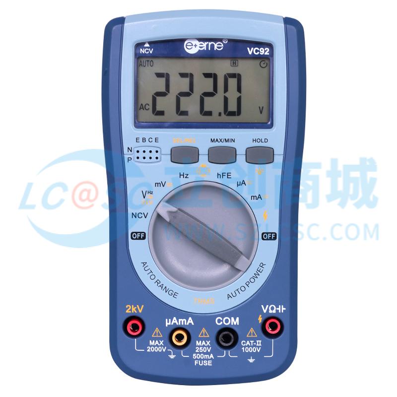 Đồng hồ vạn năng VC92 e+erne NCV True RMS Dùng Cho Đo Kiểm Điện Tử - Techcore Việt Nam