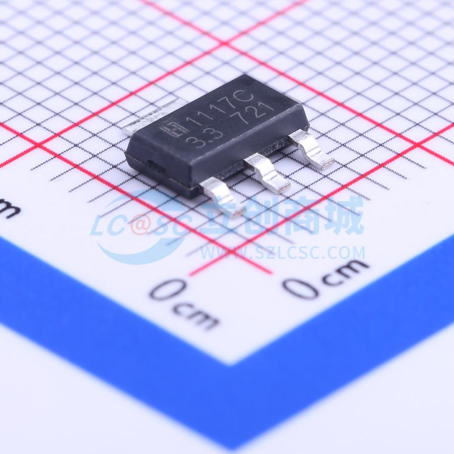 Linh kiện điện tử LM1117S-3.3 SOT-223-3 - Techcore Việt Nam