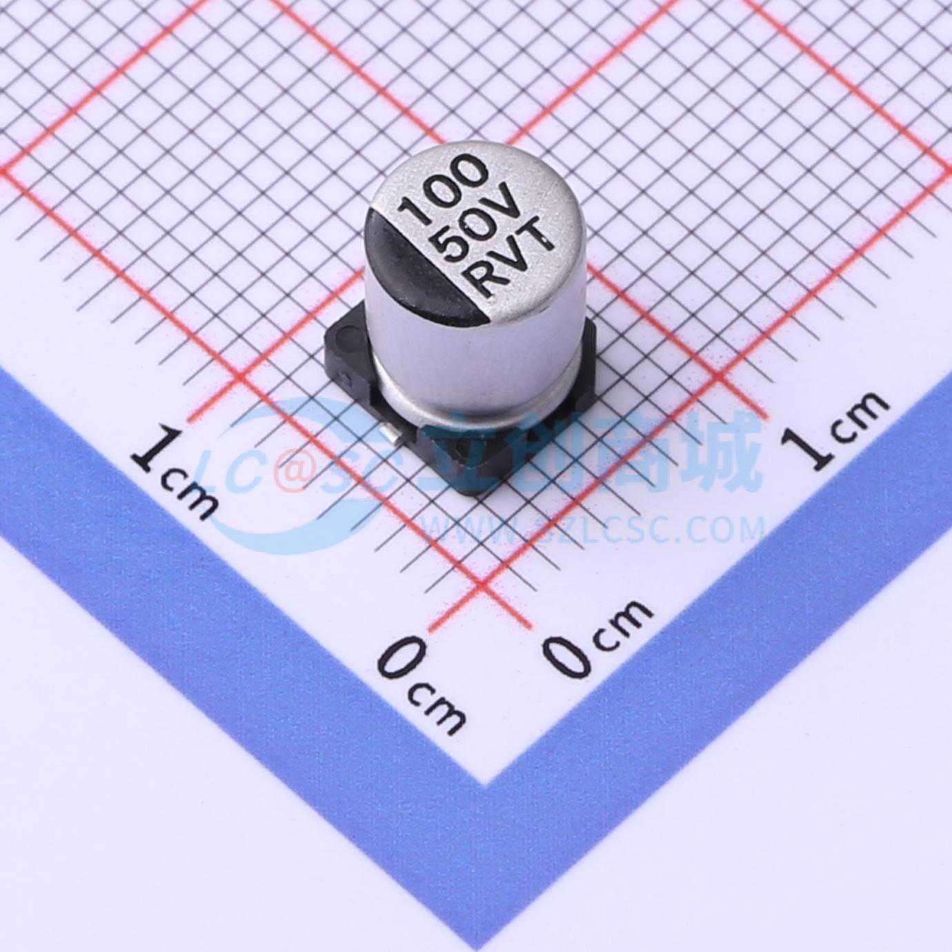 Linh kiện điện tử RVT1H101M0607 ROQANG SMD,D6.3xL7.7mm - Techcore Việt Nam