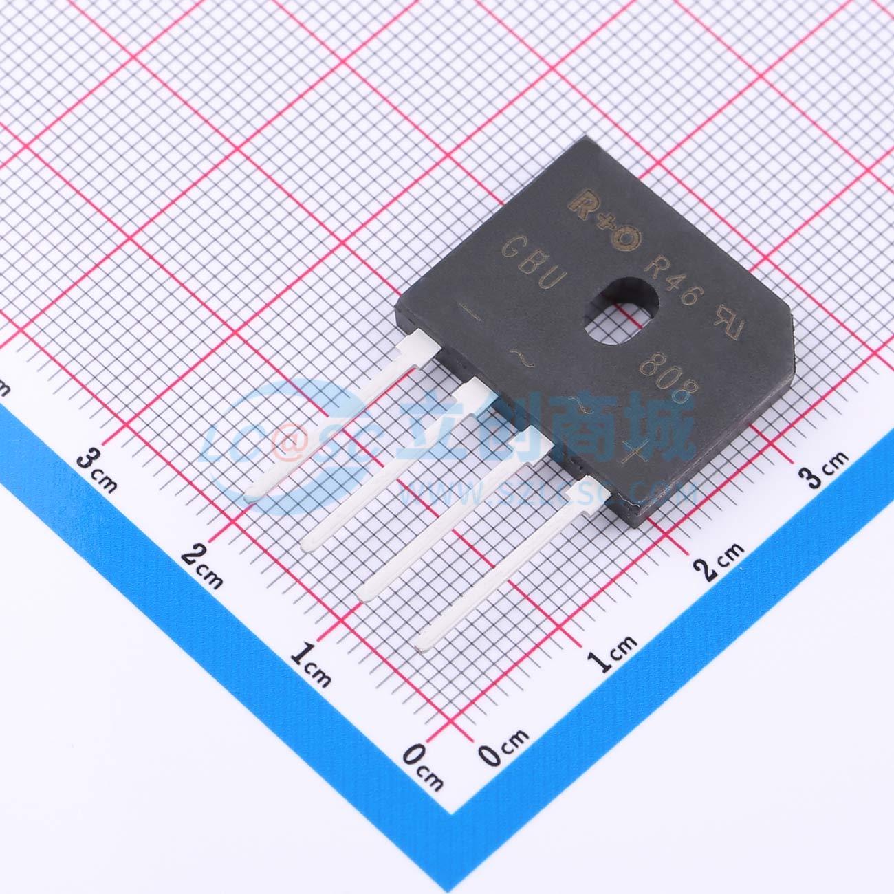 Diode bán dẫn GBU808 R+O - Techcore Việt Nam