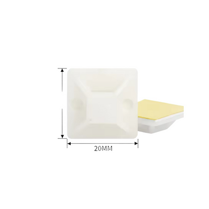 Miếng Dán Thít Dây Điện 3M – Đế Dán Cố Định Dây Cáp (Gói 10 Cái)