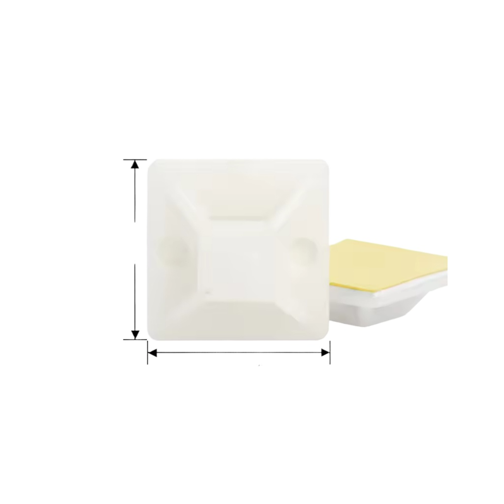 Miếng Dán Thít Dây Điện 3M – Đế Dán Cố Định Dây Cáp (Gói 10 Cái)