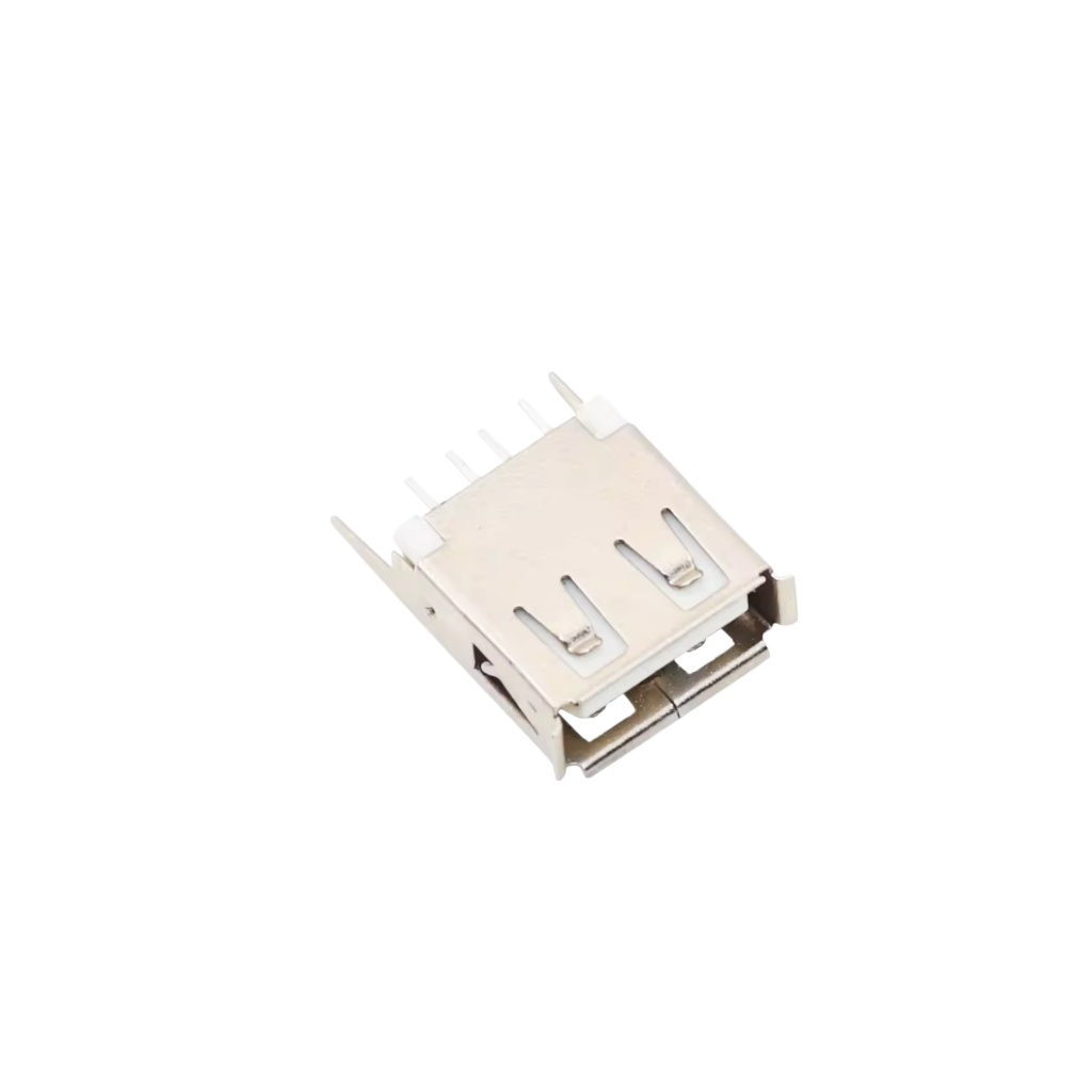 Cổng USB Type-A Cái Đứng – Hàn PCB Xuyên Lỗ (THT)