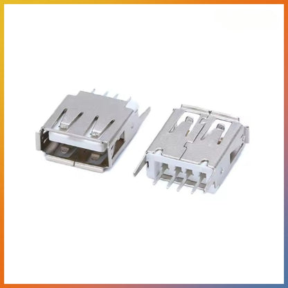 Cổng USB Type-A Cái Đứng – Hàn PCB Xuyên Lỗ (THT)