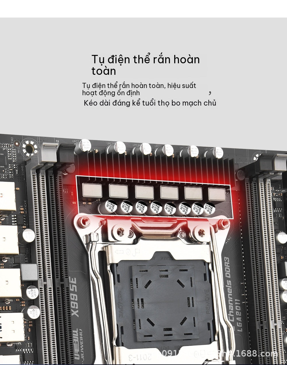 Mainboard X99 DDR3 LGA2011-3 Hỗ Trợ Xeon E5-2666V3 E5-2678V3
