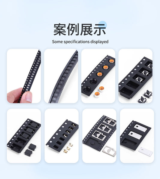 Băng Tải Đóng Gói IC SMD SMT Cuộn Cảm – Carrier Tape Gia Công Theo Yêu Cầu