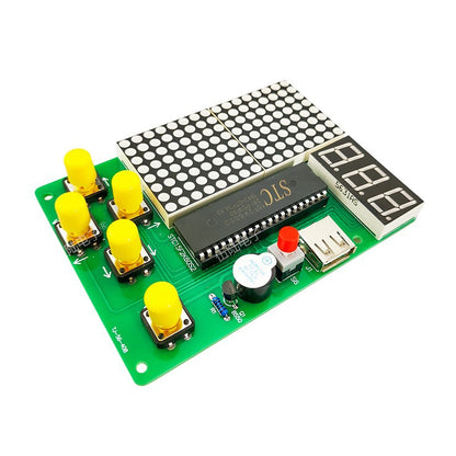 Kit Game Pixel Rắn Mồi & Tetris DIY – Bộ Hàn Mạch Vi Điều Khiển TJ-56-408
