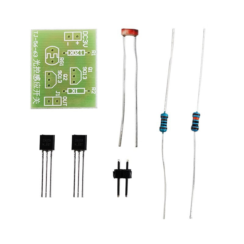 Kit Công Tắc Cảm Ứng Ánh Sáng DIY – Mạch Quang Trở Hàn Mạch TJ-56-63
