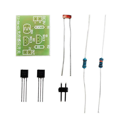 Kit Công Tắc Cảm Ứng Ánh Sáng DIY – Mạch Quang Trở Hàn Mạch TJ-56-63