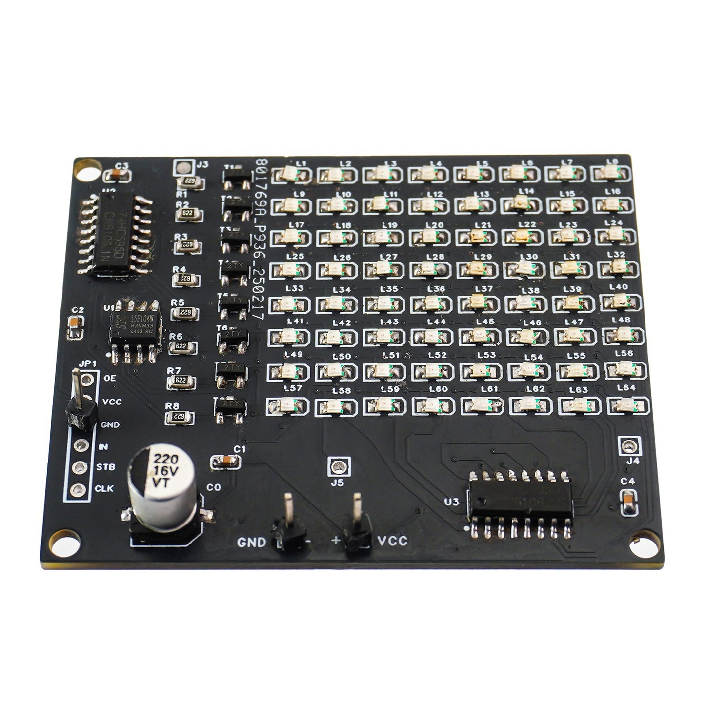 Kit Màn Hình LED 16x16 – Bộ Hàn Mạch SMD 300 Linh Kiện Dán