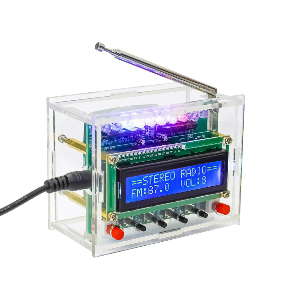 Kit Radio FM Kỹ Thuật Số RDA5807 – Vi Điều Khiển 51 Có Hiển Thị Mức Tín Hiệu TJ-56-634