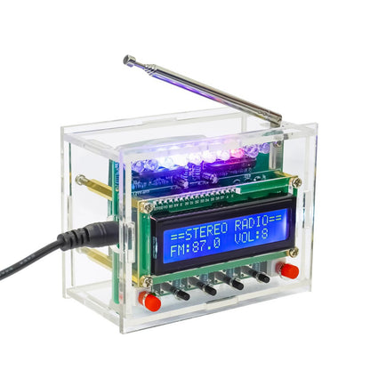 Kit Radio FM Kỹ Thuật Số RDA5807 – Vi Điều Khiển 51 Có Hiển Thị Mức Tín Hiệu TJ-56-634