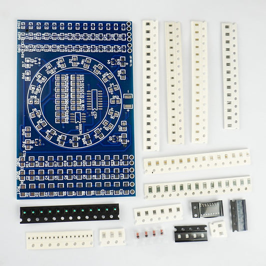 Kit Đèn Chạy SMD Xoay Vòng DIY – Bộ Hàn Mạch Dán Thực Hành TJ-56-67
