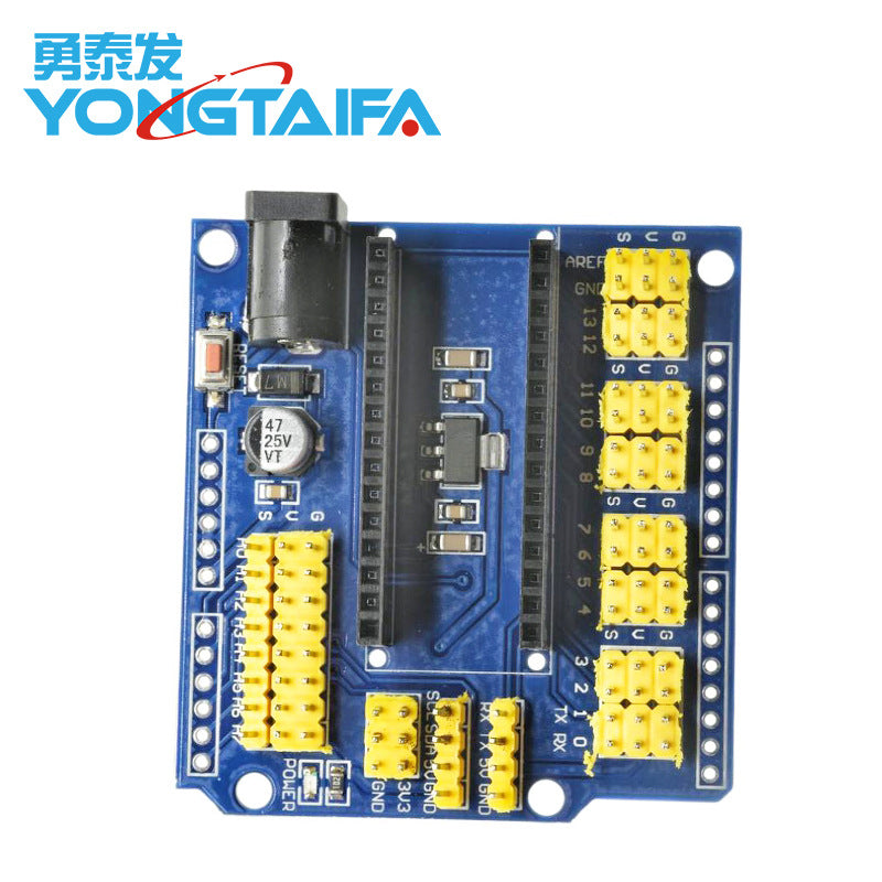 (Nhập Linh Kiện) Shield Mở Rộng Cảm Biến NANO V3.0 / UNO R3 - Kết Nối Sensor Dễ Dàng