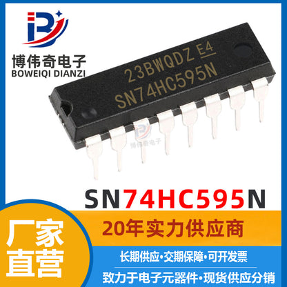 (Nhập Linh Kiện) SN74HC595N IC Thanh Ghi Dịch 8-bit DIP16 74HC595