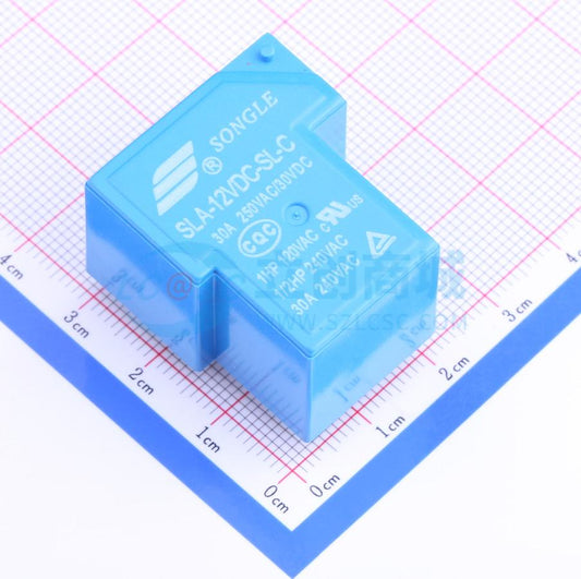 Rơ-le điện tử SLA-12VDC-SL-C SONGLE 12V THT,32x27.6mm - Techcore Việt Nam