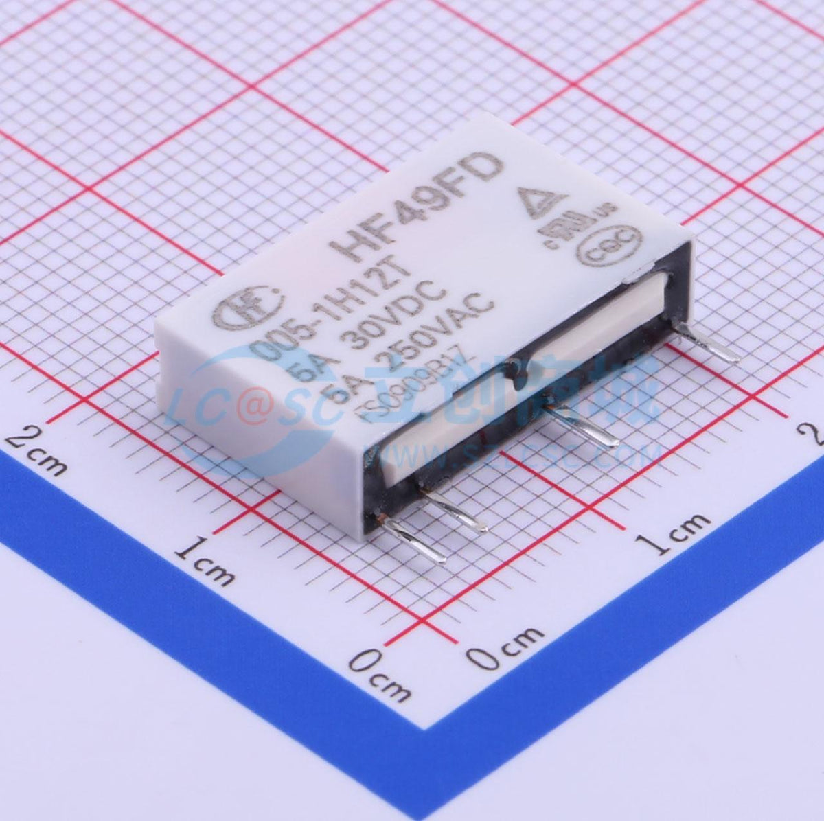 Rơ-le công suất HF49FD/005-1H12T HF 5V SIP,20x5mm - Techcore Việt Nam