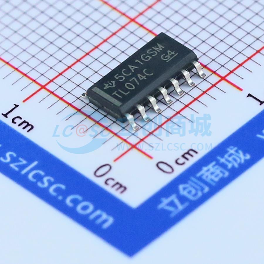 IC Khuếch Đại Thuật Toán Đầu Vào FET TL074CDR Texas Instruments SOIC-14 4 kênh 30 V 3 MHz - Techcore Việt Nam