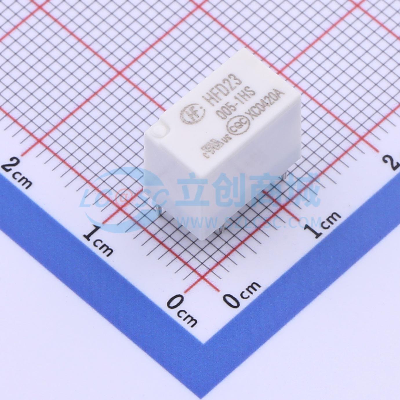 Rơ-le điện tử HFD23/005-1HS HF 5V THT,12.5x7.5mm - Techcore Việt Nam