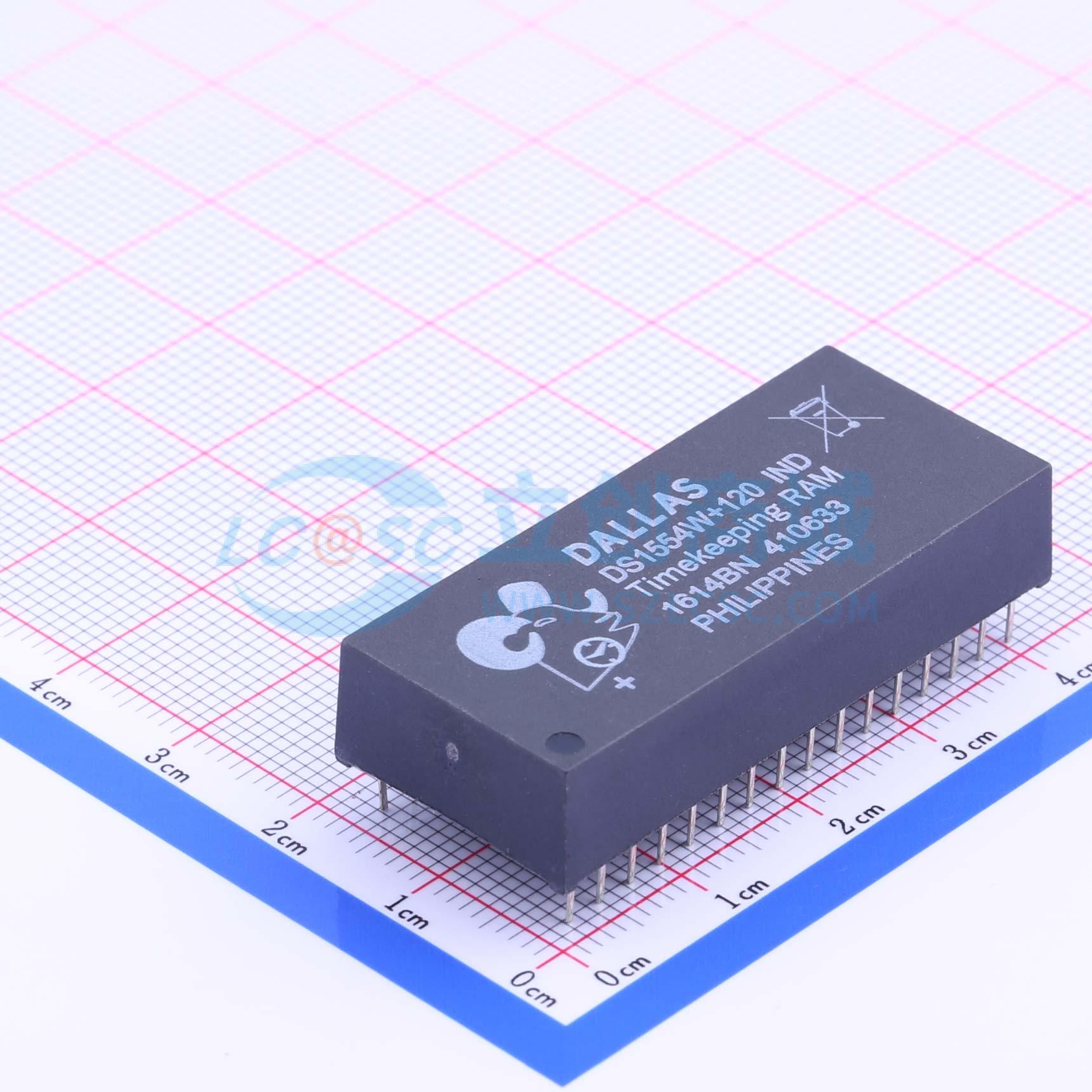Linh kiện điện tử DS1554W-120IND+ DIP-32 - Techcore Việt Nam