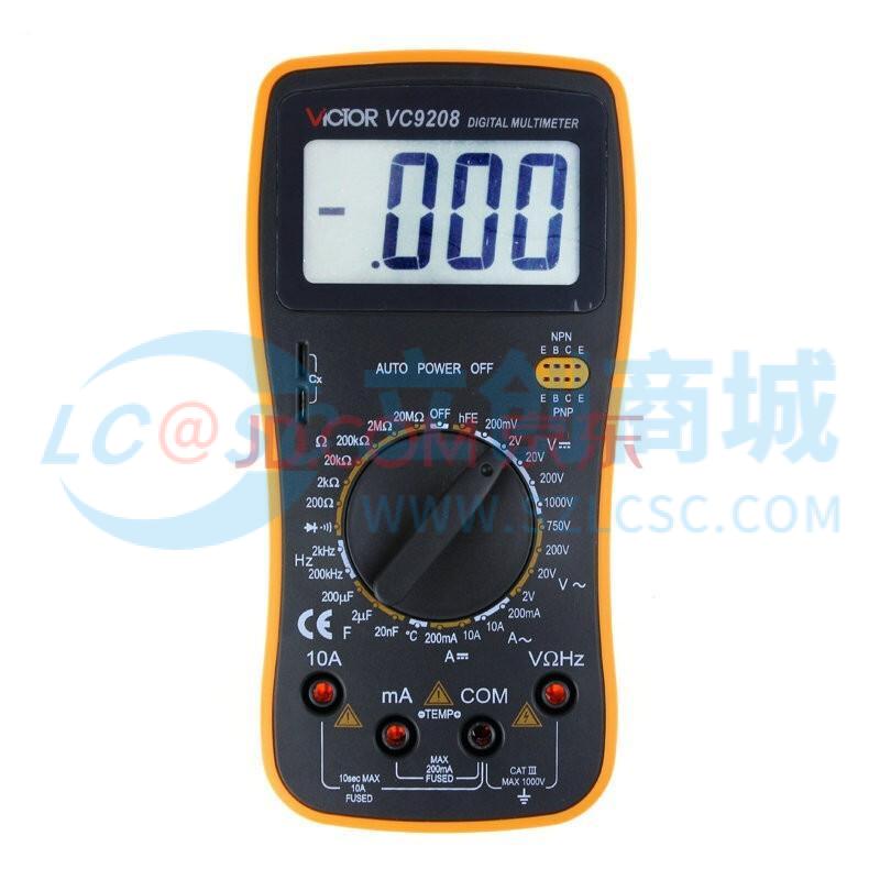 Đồng hồ vạn năng VC9208 VICTOR Kiểm tra diode Dùng Cho Đo Kiểm Điện Tử - Techcore Việt Nam
