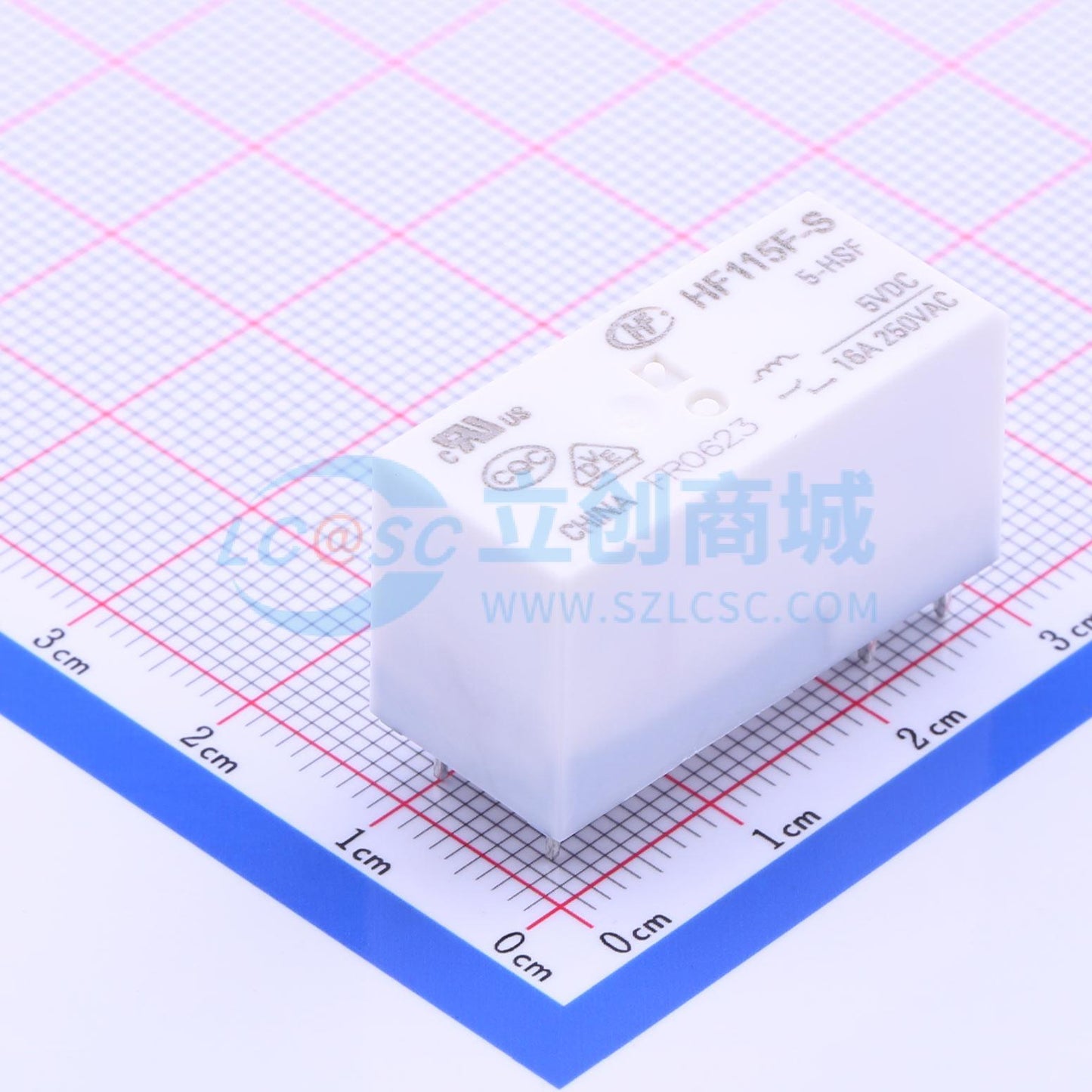 Rơ-le công suất HF115F-S/05-HSF HF 5V DIP,29x12.7mm - Techcore Việt Nam