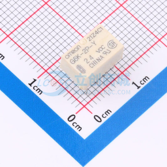 Rơ-le điện tử G6K-2P-Y DC24 OMRON 24V DIP,10x6.5mm - Techcore Việt Nam