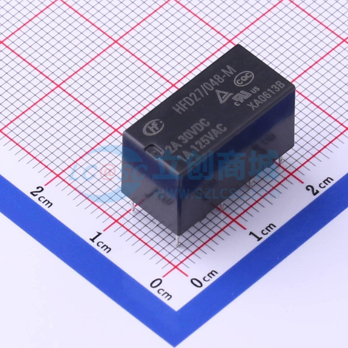 Rơ-le điện tử HFD27/048-M HF 48V DIP,20.2x10.2mm - Techcore Việt Nam