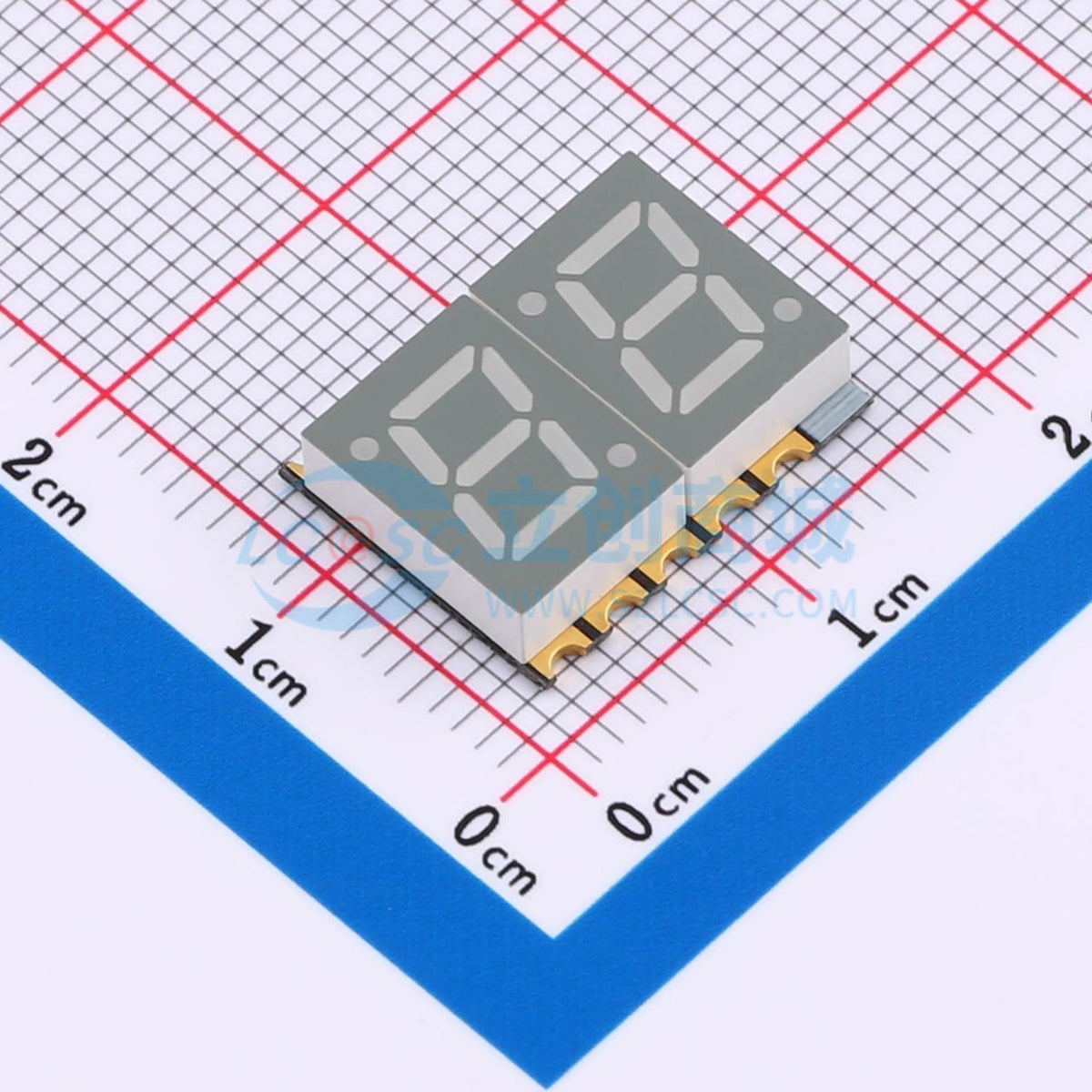 LED 7 đoạn GS2822CG-G Guangcai Display SMD,15.1x12mm - Techcore Việt Nam