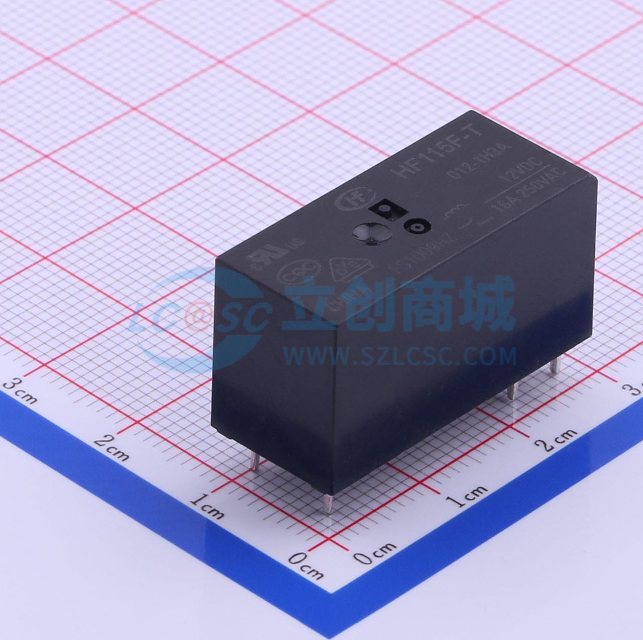 Rơ-le công suất HF115F-T/012-1H3A HF 12V DIP,29x12.7mm - Techcore Việt Nam