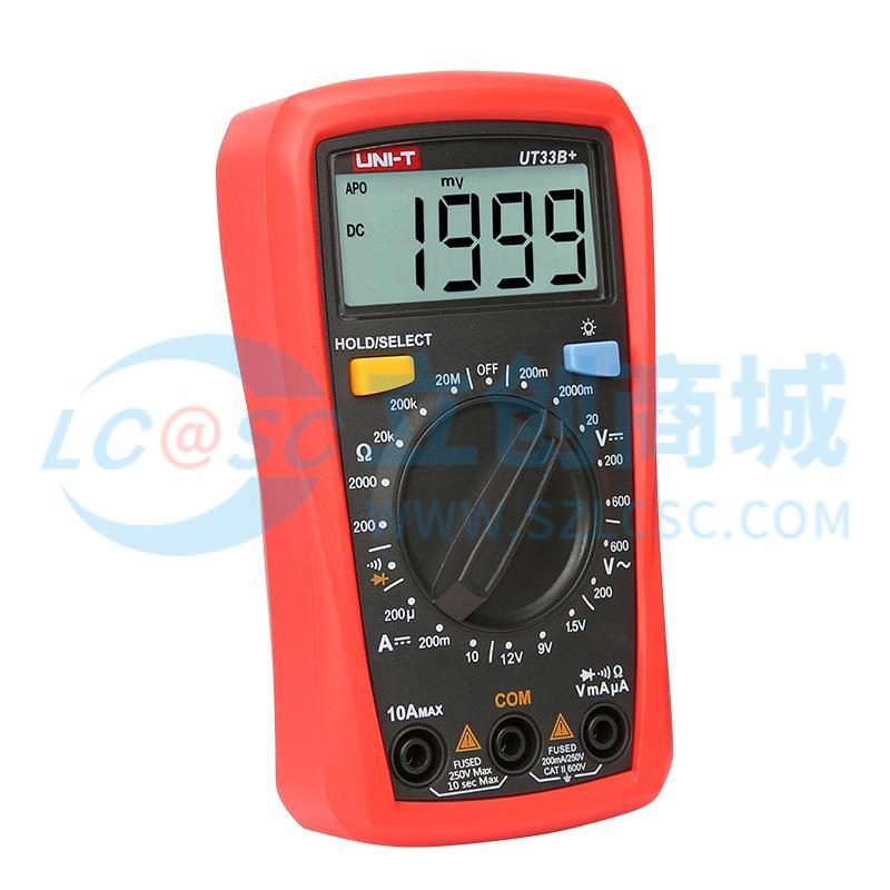 Đồng hồ vạn năng UT33B+ UNI-T Kiểm tra diode Dùng Cho Đo Kiểm Điện Tử - Techcore Việt Nam