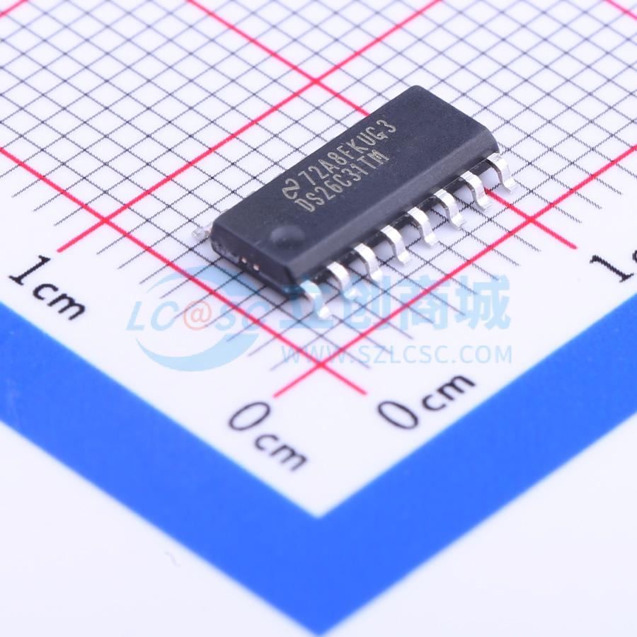 IC giao tiếp RS-485/RS-422 DS26C31TMX/NOPB Texas Instruments SOIC-16 - Techcore Việt Nam