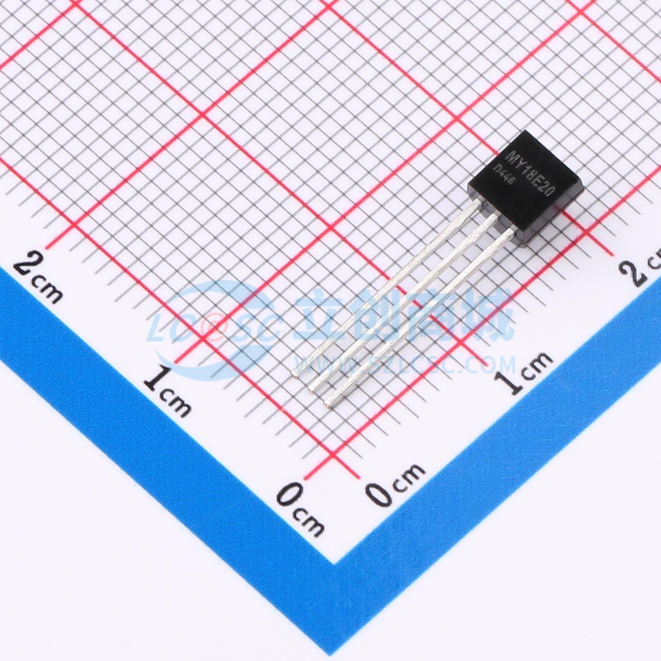 Cảm biến nhiệt độ MY18E20 Mysentech TO-92 -55°C~+125°C 1.8V~5.5V - Techcore Việt Nam