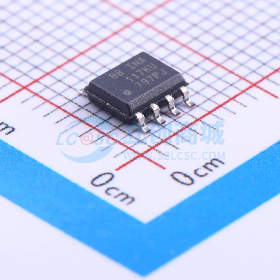 IC Khuếch Đại Vi Sai INA117KU/2K5 Texas Instruments SOIC-8 1 kênh 550 kHz - Techcore Việt Nam