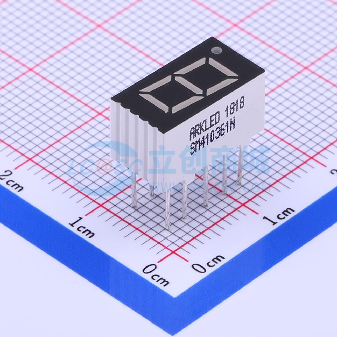 LED 7 đoạn SM410361N/8 ARKLED Anode chung - Techcore Việt Nam