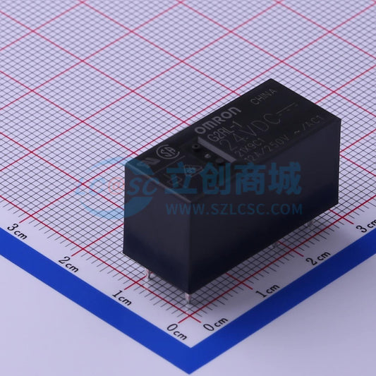 Rơ-le điện tử G2RL-1-DC24 OMRON THT,28.8x12.5mm - Techcore Việt Nam