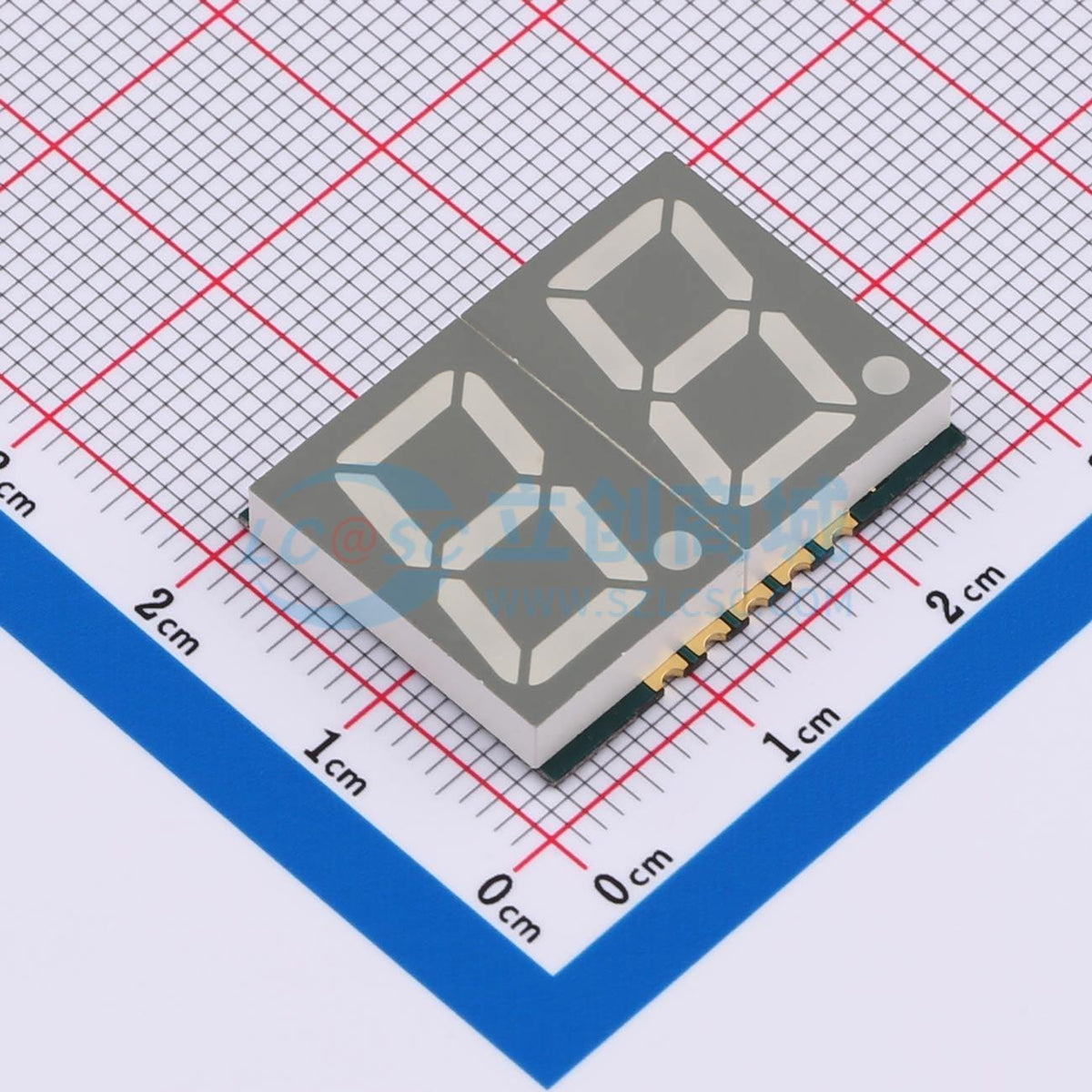 LED 7 đoạn GS5620AB-G Guangcai Display SMD,25.1x19mm - Techcore Việt Nam