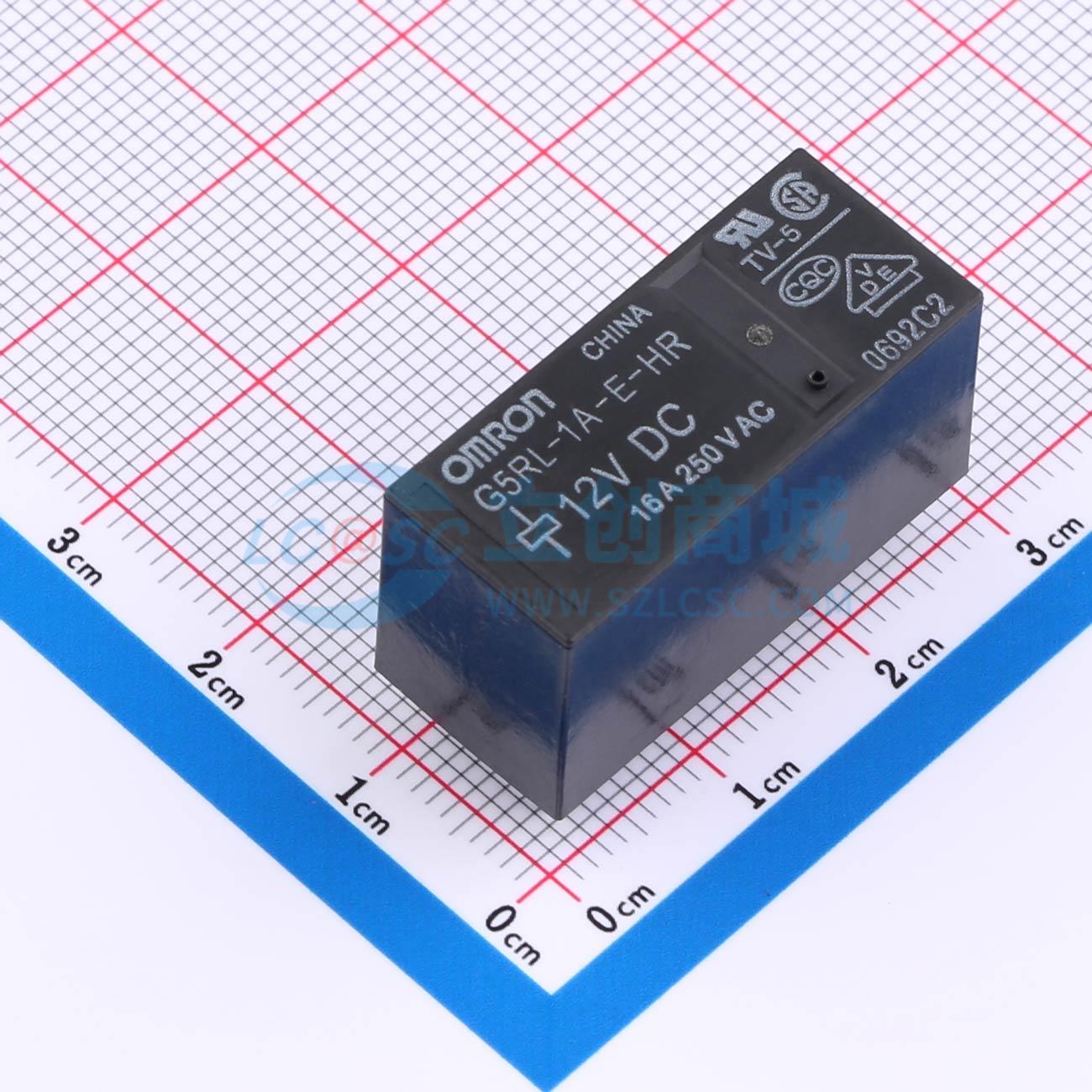 Rơ-le công suất G5RL-1A-E-HR DC12 OMRON 12V DIP,28.8x12.5mm - Techcore Việt Nam