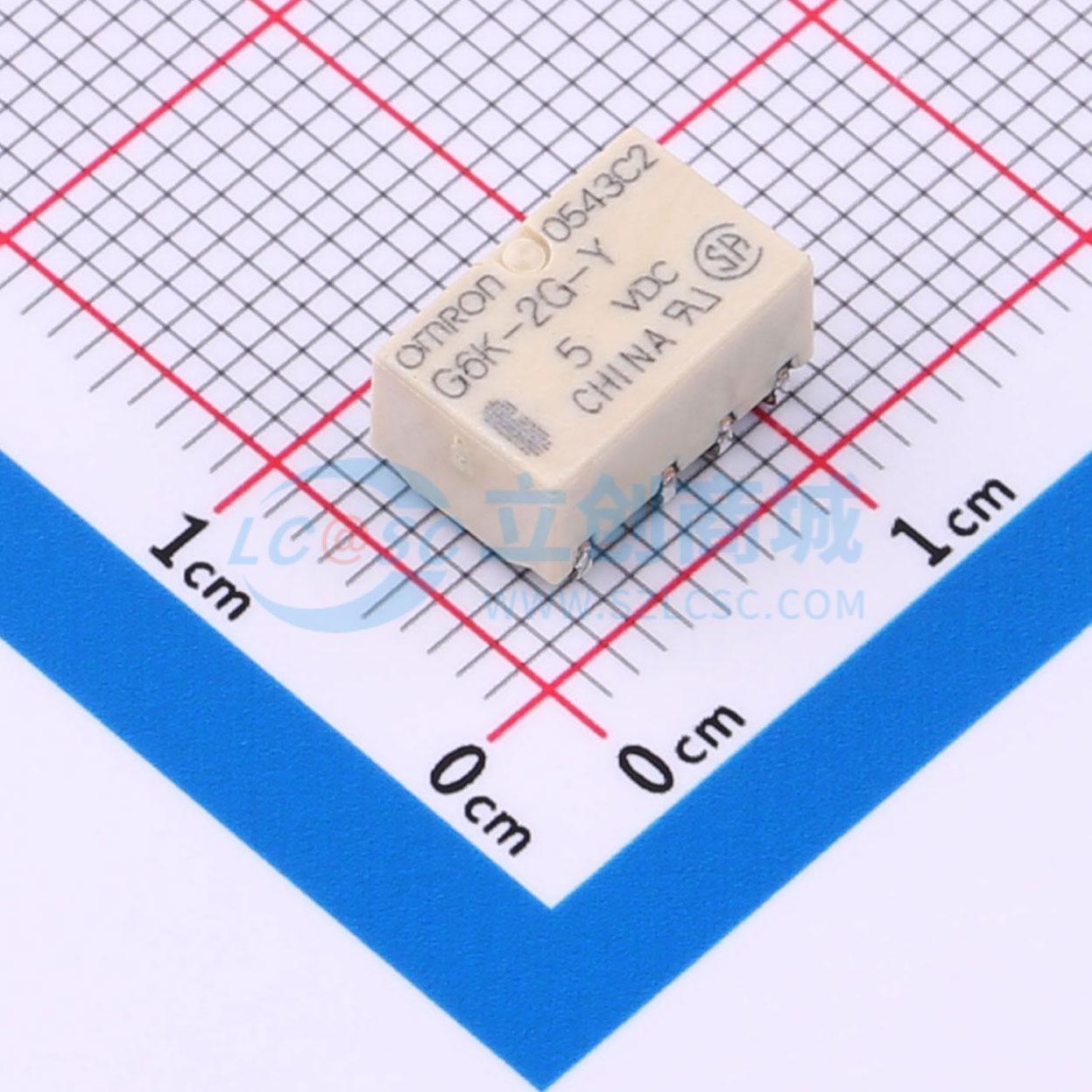 Rơ-le tín hiệu G6K-2G-Y-TR DC5 OMRON 5V SMD,10x6.5mm - Techcore Việt Nam